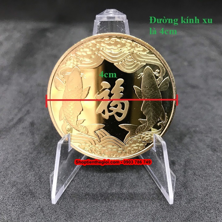 Xu Thần Tài Mạ Vàng Cá Chép - SP002379